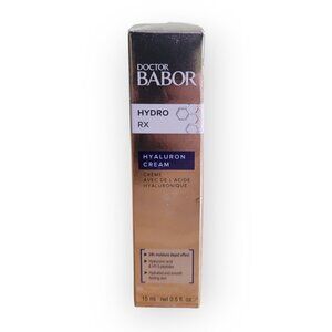 Doctor Babor Hydro RX Hyaluronic Acid Face Moisturizer Vegan 15mL Travel Size NW